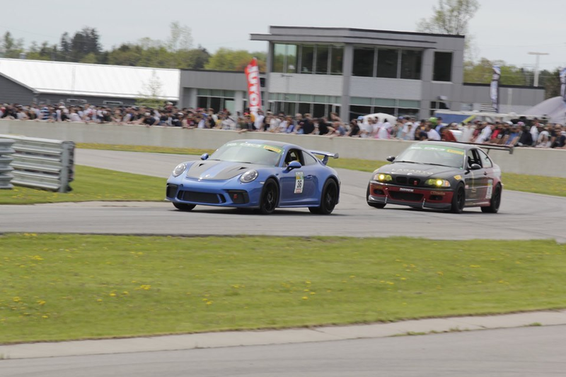 Illustration for article titled Me around race cars? I never do that.